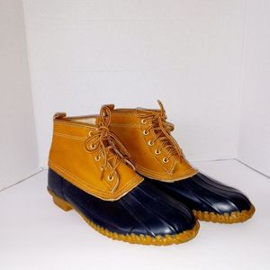 Sporto duck style rubber rain boots size 10